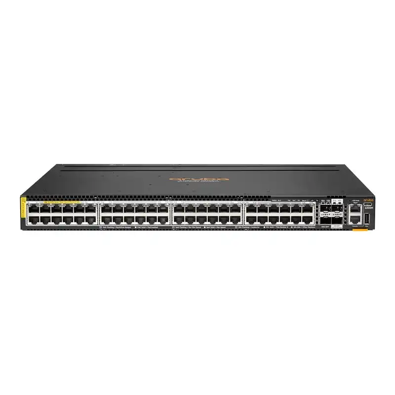 HPE Aruba 6300M - Commutateur - C3 - Géré - 48 x 100 - 1000 - 2.5G - 5G (PoE++) + 2 x 1 Gigabit - 10 Gigabit... (R8S90A)_1